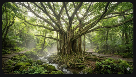 Pohon Beringin Untuk Menyimpan Air dan Sumber Mata Air Alami Terbaik