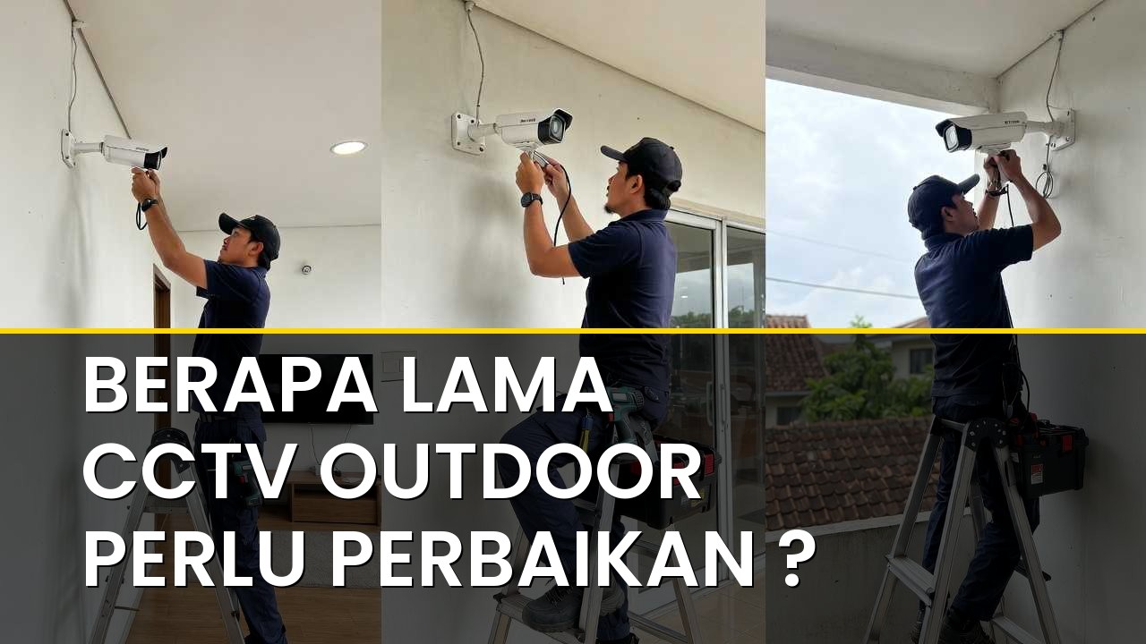 Berapa Lama CCTV Outdoor Perlu Perbaikan ?